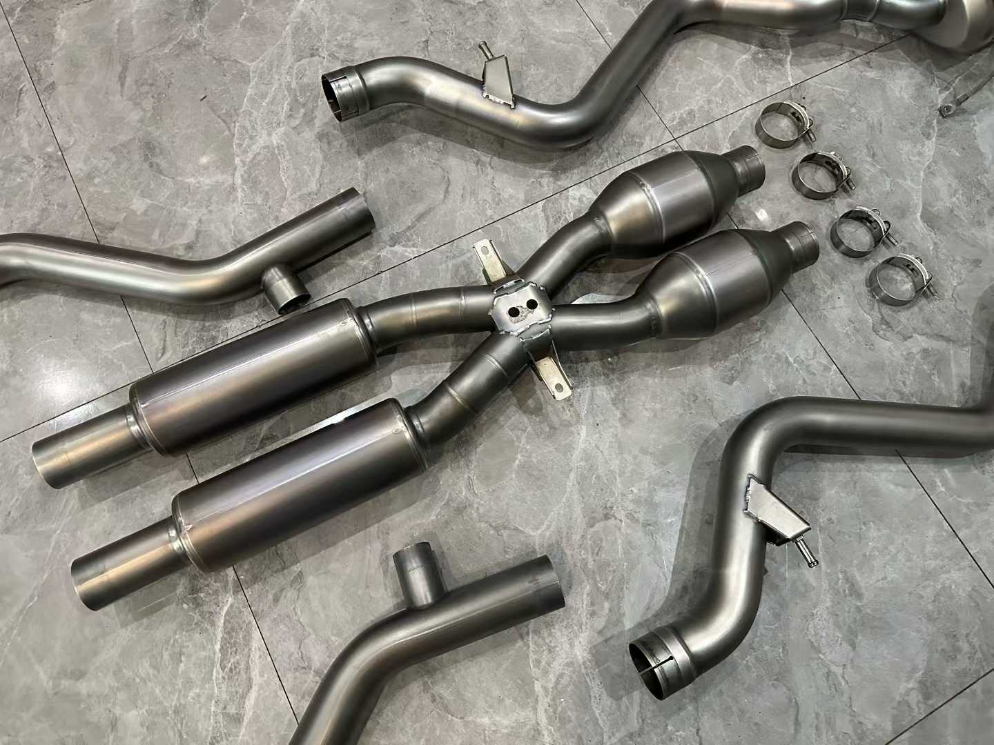 BMW M3 (E92) Akrapovič Titanium Evolution Line Exhaust w/ Carbon Fiber Tips - Pre-owned