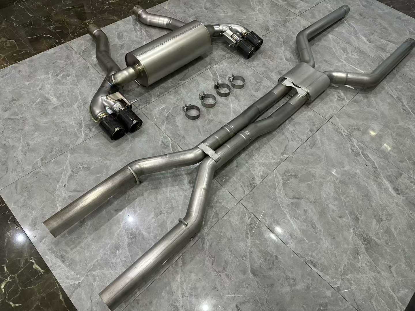 BMW M5 (F90) M Performance Titanium Exhaust System w/ Carbon Fiber Tips - Pre-owned
