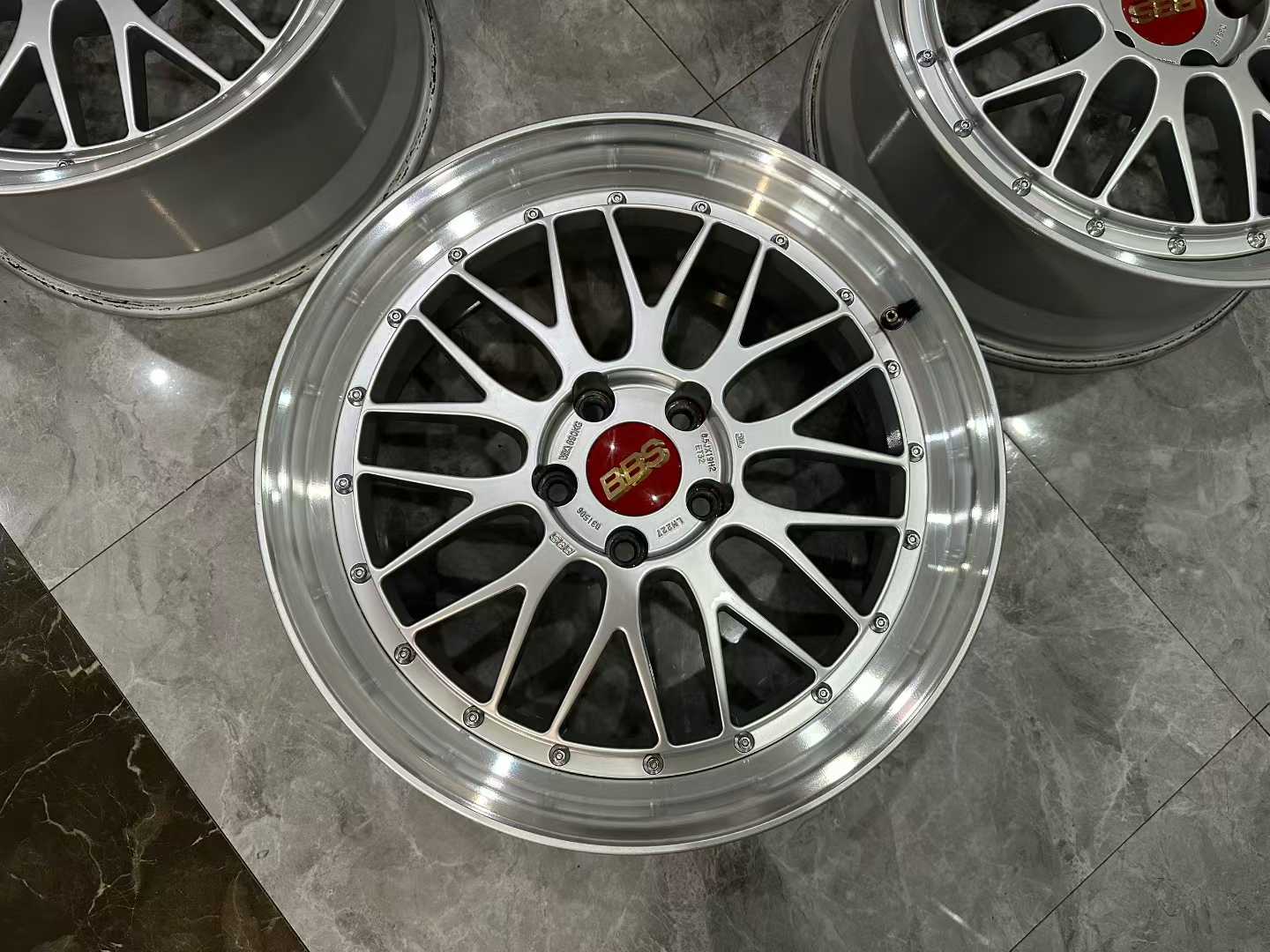 🇯🇵 BBS LM 2-Piece Die-Forged Wheels - DS-SLD - 19" Staggered Set - Pre-owned