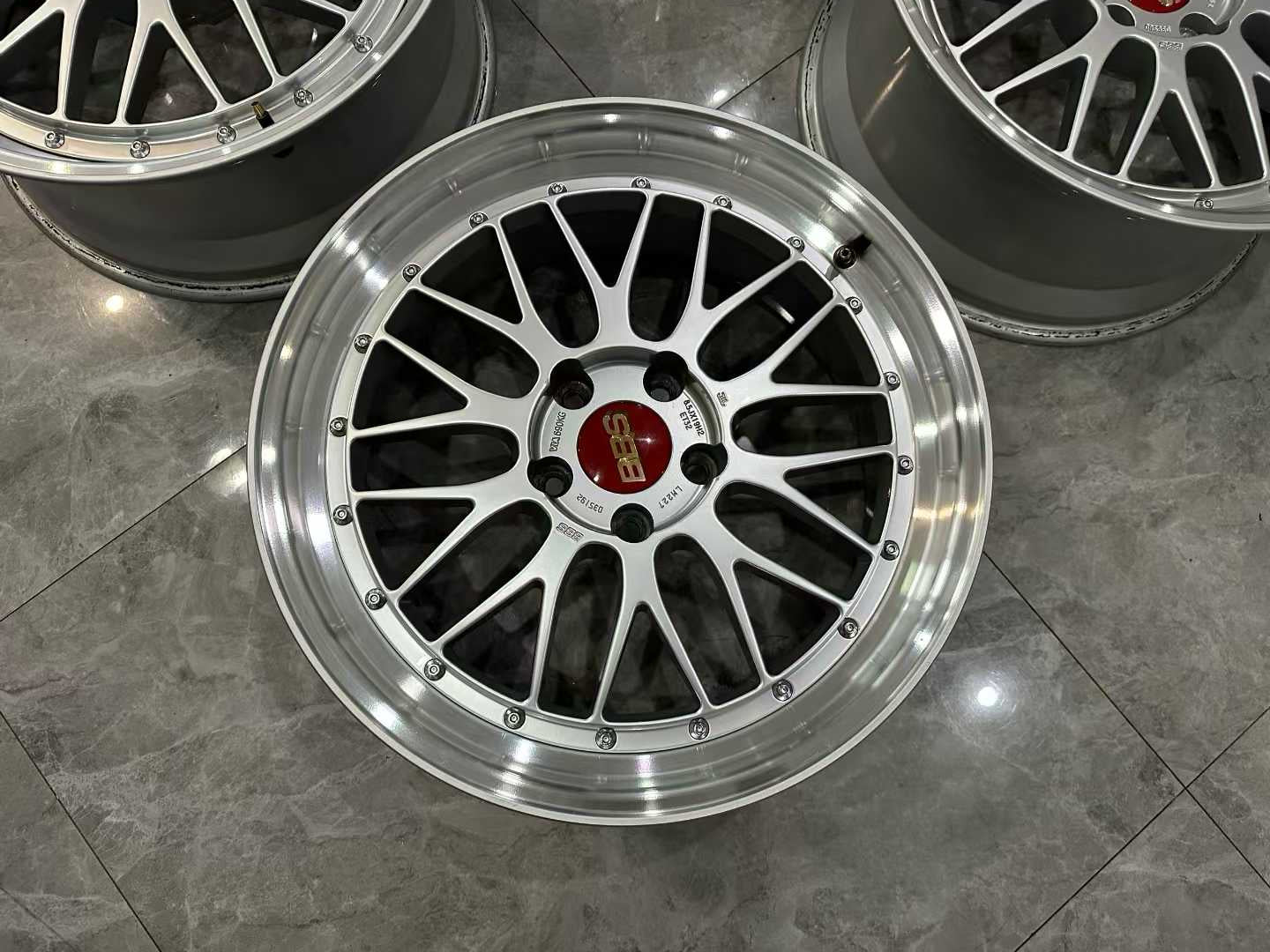 🇯🇵 BBS LM 2-Piece Die-Forged Wheels - DS-SLD - 19" Staggered Set - Pre-owned
