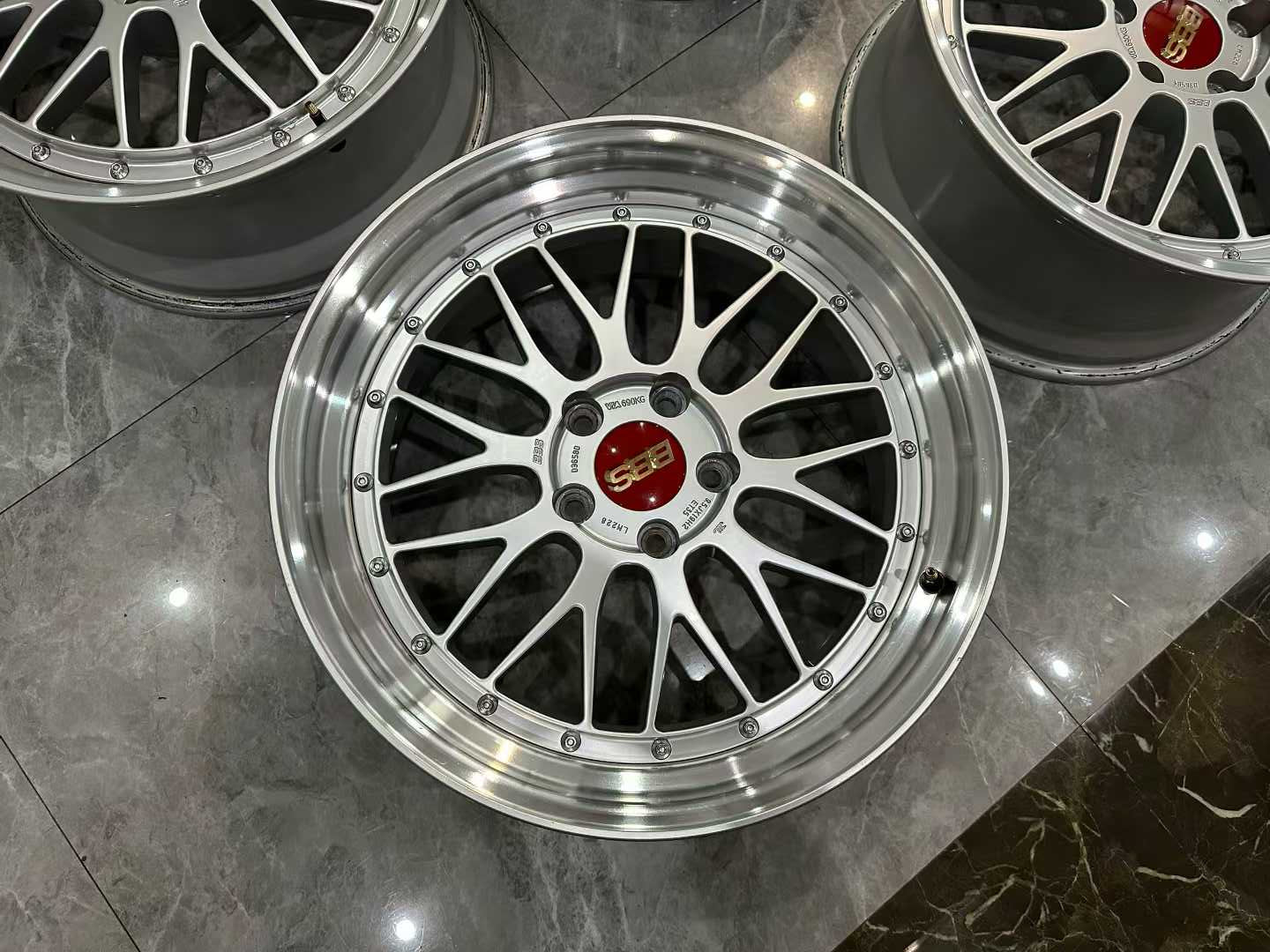 🇯🇵 BBS LM 2-Piece Die-Forged Wheels - DS-SLD - 19" Staggered Set - Pre-owned