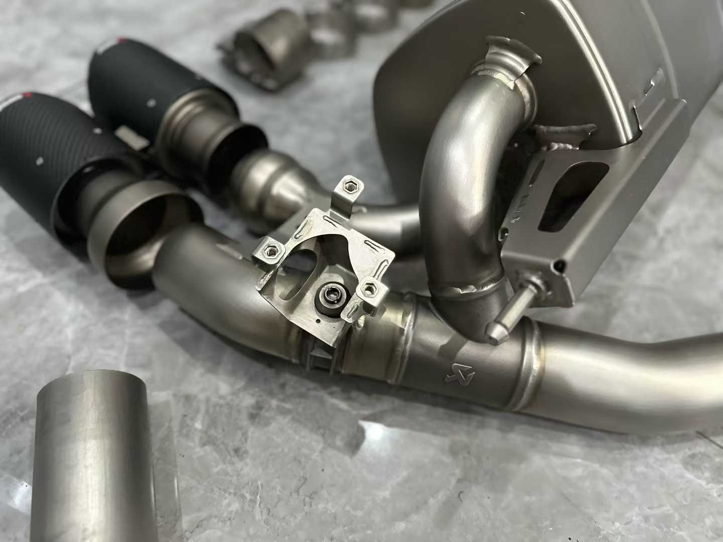 BMW M2C (F87) Akrapovič Titanium Evolution Line Exhaust w/ Carbon Fiber Tips - Pre-owned