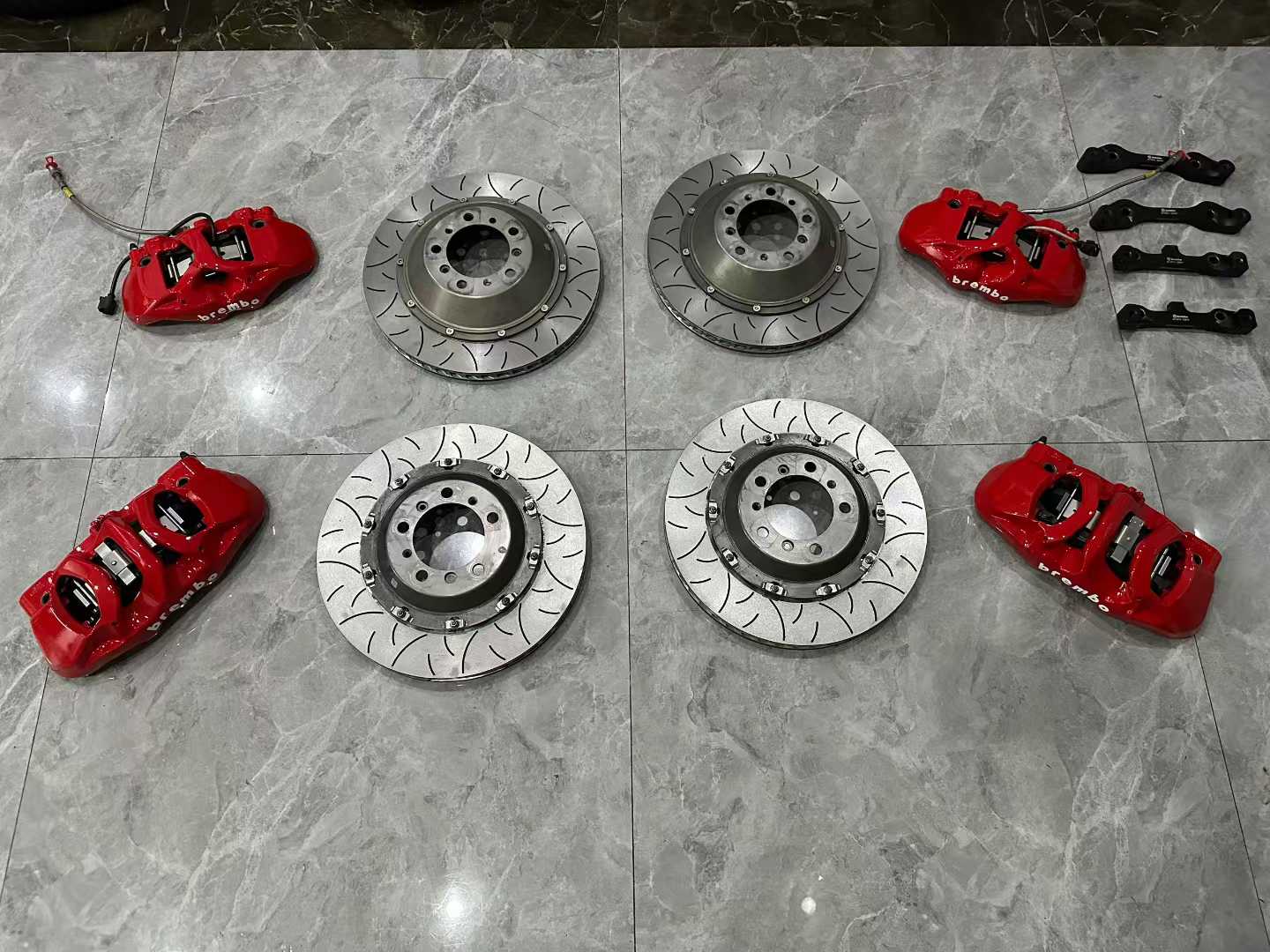🇮🇹 Porsche 911 (992) Brembo BM6 & BM4 Performance Brake System - Pre-owned