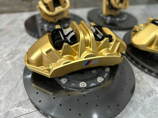 BMW M4 (G82) Genuine Carbon Ceramic Brake (CCB) Kit - Gold Finish - Pre-owned