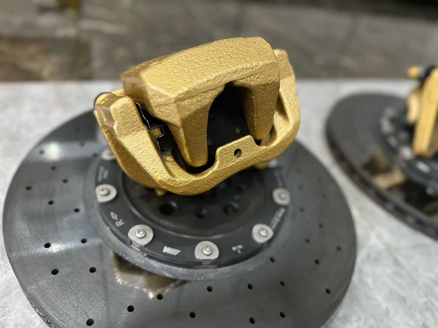 BMW M4 (G82) Genuine Carbon Ceramic Brake (CCB) Kit - Gold Finish - Pre-owned