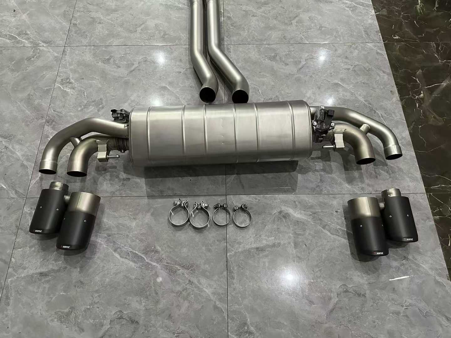 Porsche Cayenne (9Y0) Akrapovič Titanium Evolution Line Exhaust System - Pre-owned