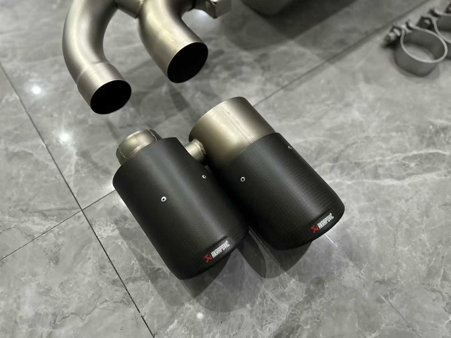 Porsche Cayenne (9Y0) Akrapovič Titanium Evolution Line Exhaust System - Pre-owned