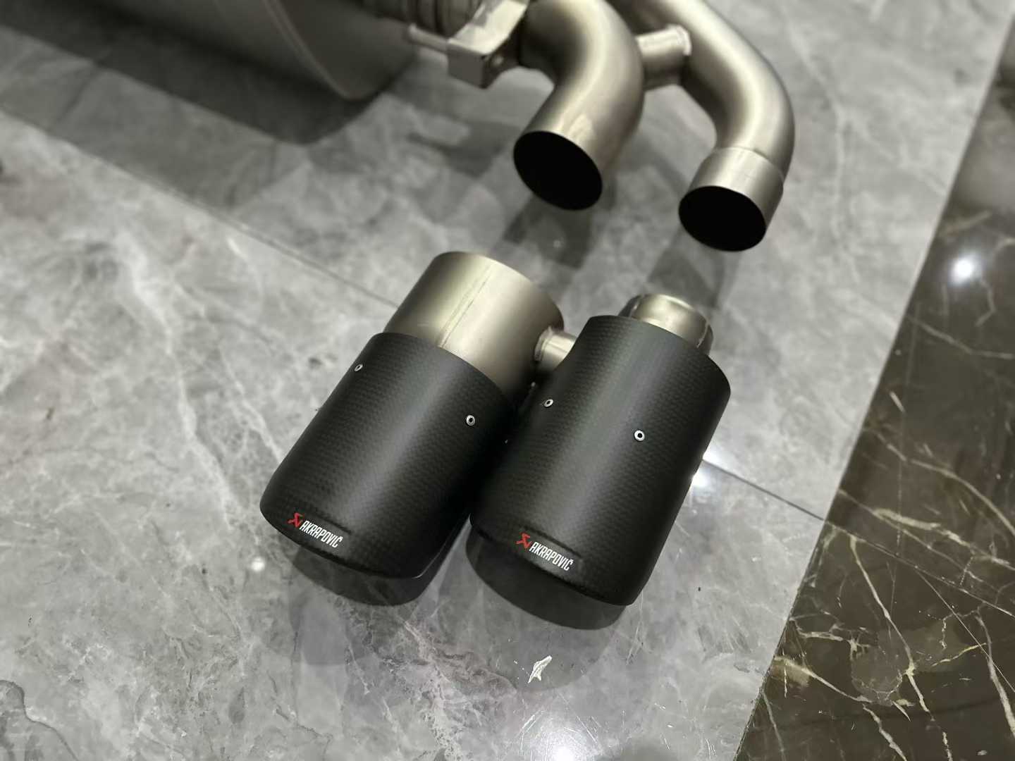 Porsche Cayenne (9Y0) Akrapovič Titanium Evolution Line Exhaust System - Pre-owned