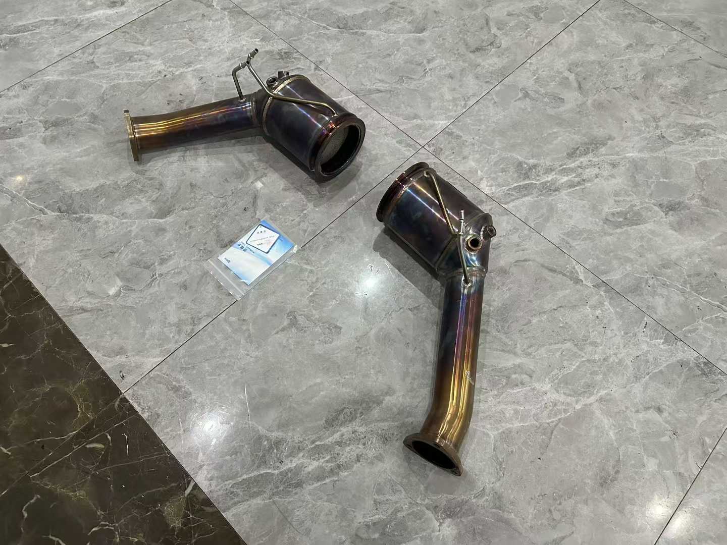 Audi RS6 (C8) JBOM Gen 2 Super 100-Cell High-Flow Downpipes - Pre-owned