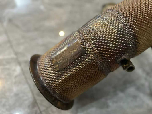 Porsche Cayenne (9Y0) HJS 200-Cell High-Flow Downpipes - Pre-owned