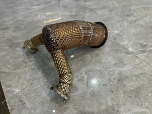 Porsche Cayenne (9Y0) HJS 200-Cell High-Flow Downpipes - Pre-owned