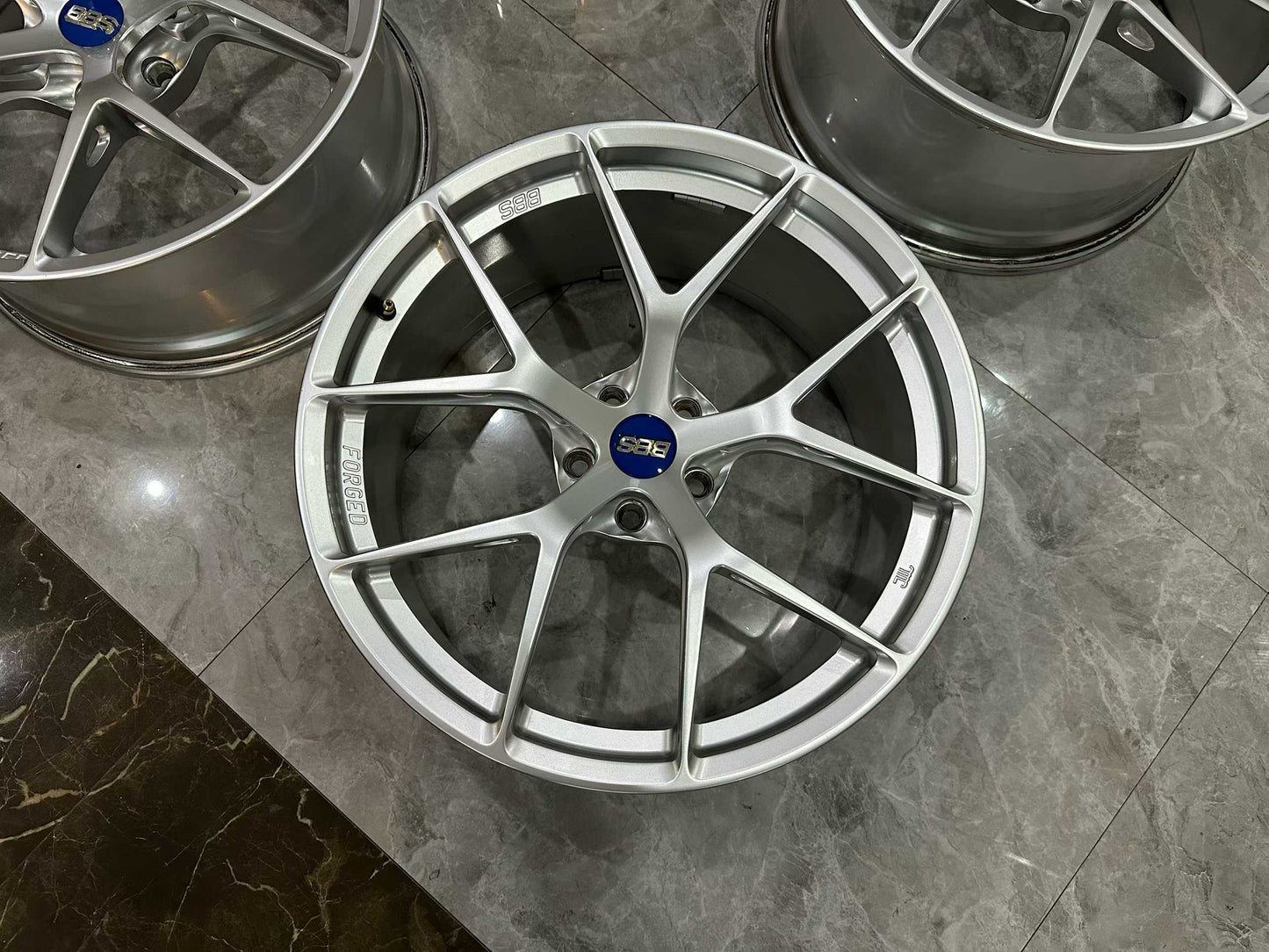 🇯🇵 BBS FI-R DS (Diamond Silver) Finish 20" Ultra-Lightweight Monoblock Forged Wheels - Pre-owned