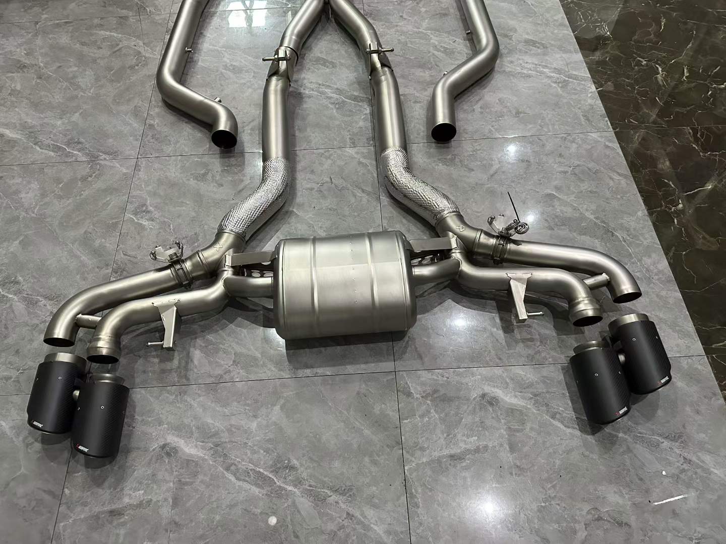 BMW X5M Akrapovič Titanium Evolution Line Exhaust System - Pre-owned