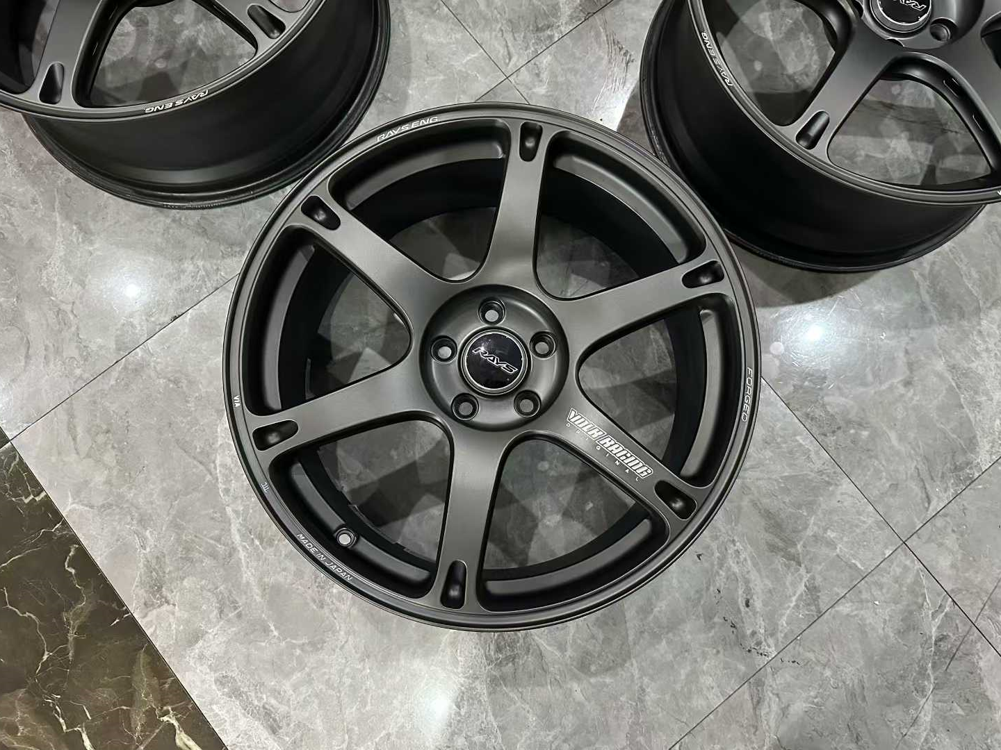 🇯🇵 RAYS VOLK RACING TE037 6061 Forged Wheels - 19" Staggered Set - Pre-owned
