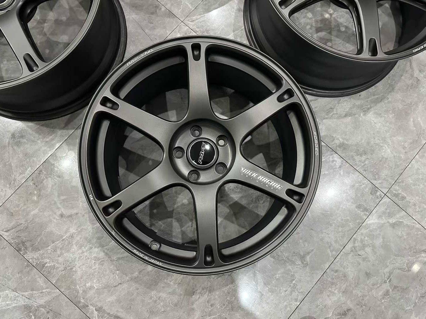 🇯🇵 RAYS VOLK RACING TE037 6061 Forged Wheels - 19" Staggered Set - Pre-owned
