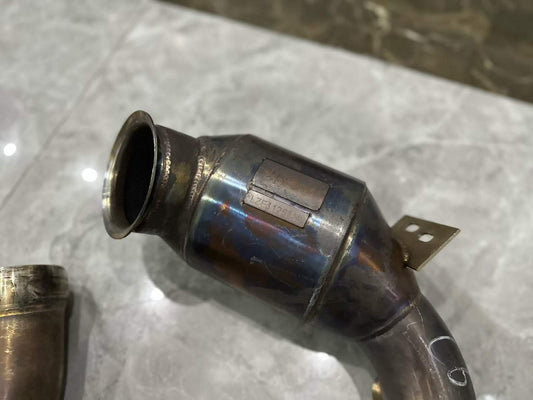 Mercedes-AMG C63 (W205) JBOM Super 100-Cell High-Flow Downpipes - Pre-owned