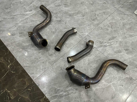 Mercedes-AMG C63 (W205) JBOM Super 100-Cell High-Flow Downpipes - Pre-owned