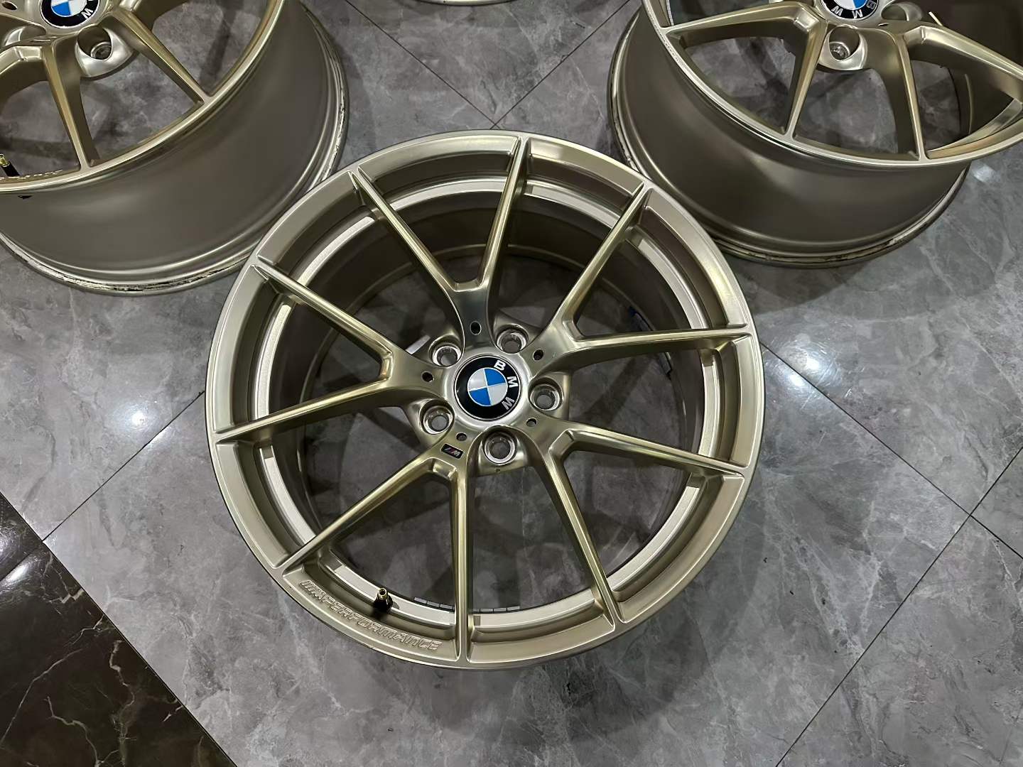 BMW M4 (F82) / M3 (F80) Genuine 763M Frozen Gold Forged Wheels - Pre-owned