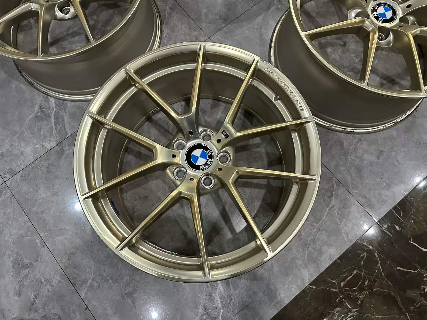 BMW M4 (F82) / M3 (F80) Genuine 763M Frozen Gold Forged Wheels - Pre-owned