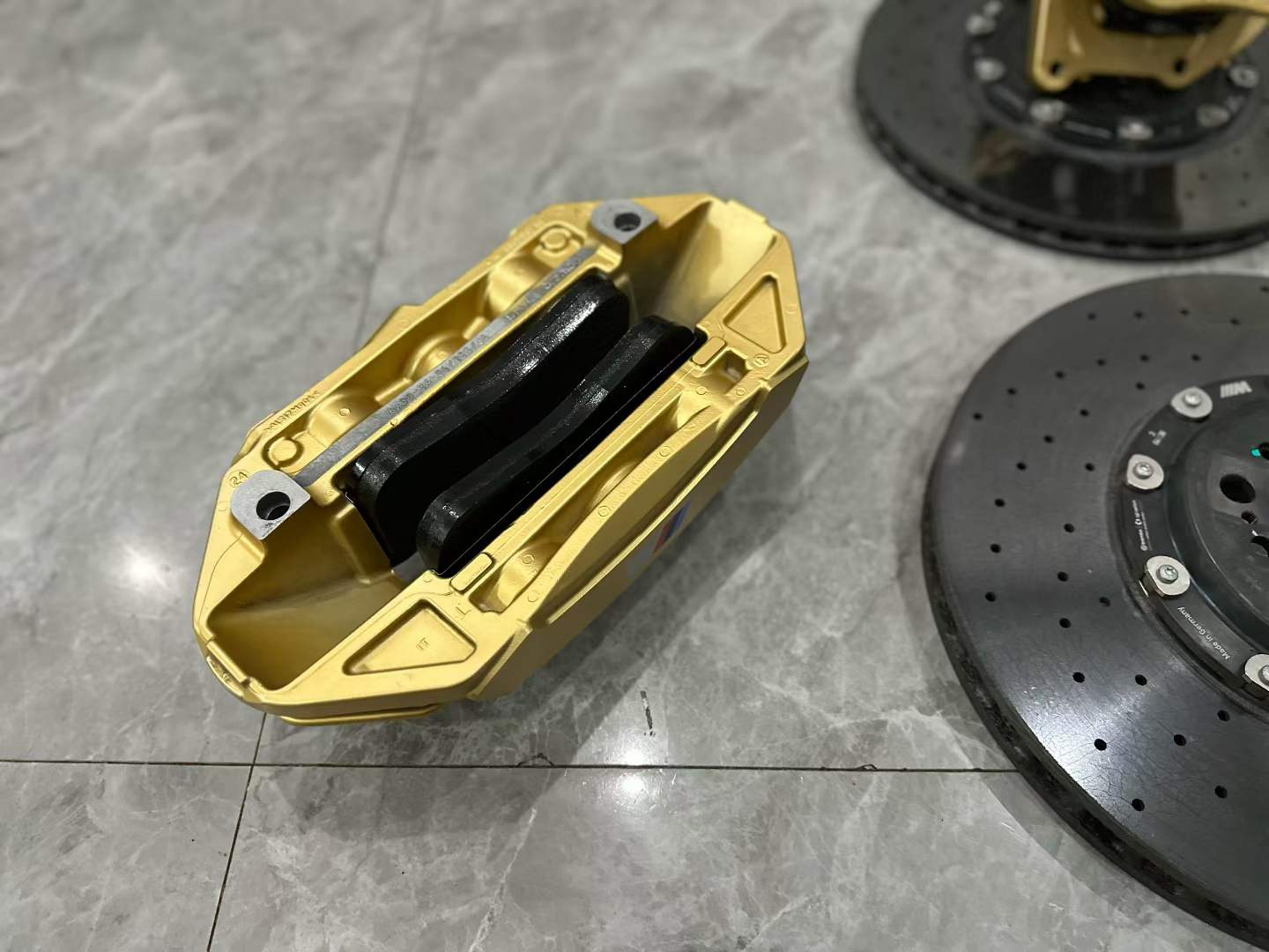 BMW M3 (G80) Genuine Carbon Ceramic Brake (CCB) Kit - Gold Finish - Pre-owned