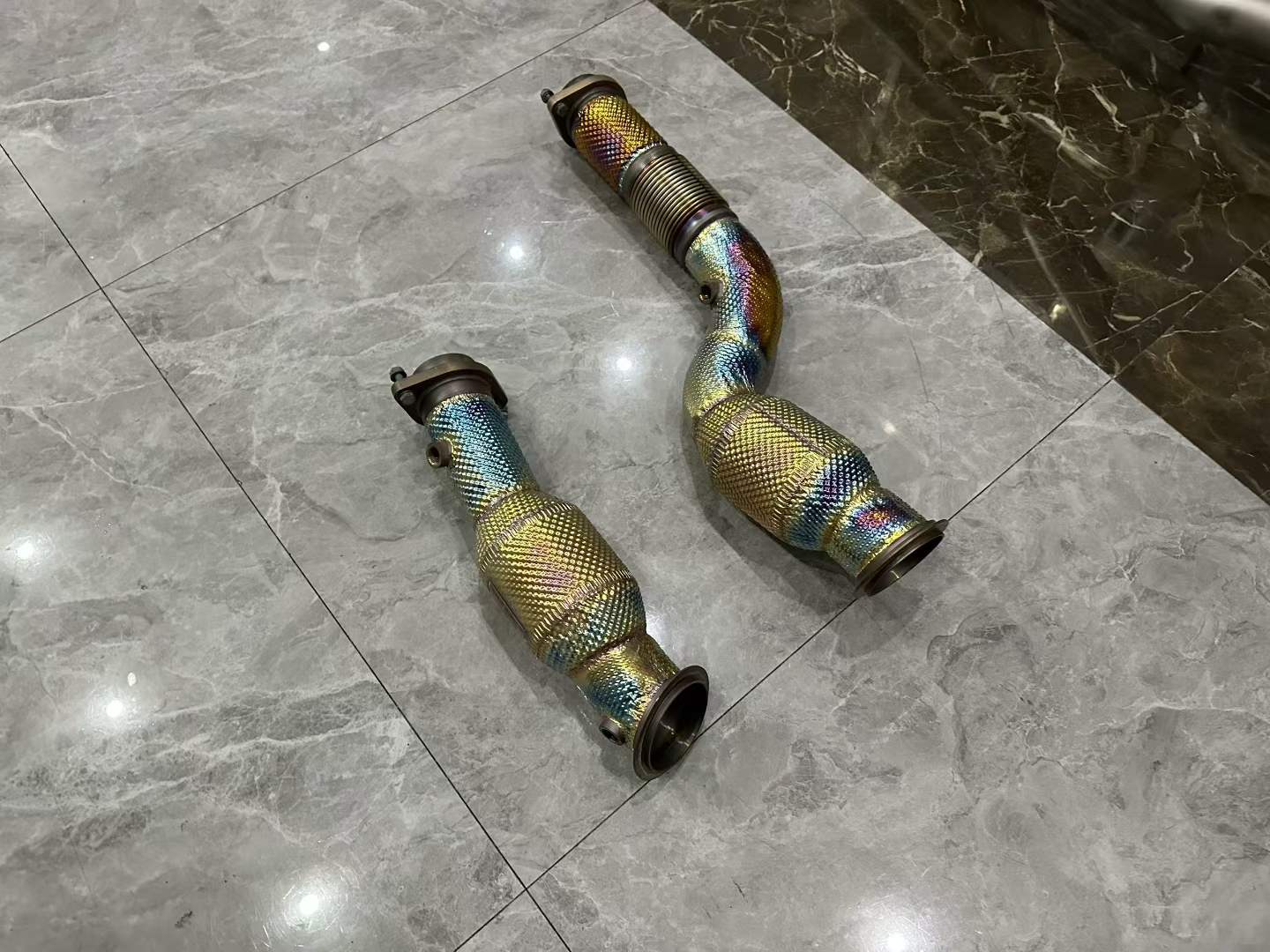 BMW M4 (G82) / M3 (G80) iPE Gold Edition 200-Cell High-Flow Downpipes - Pre-owned