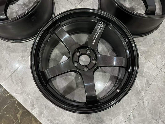 🇯🇵 Advan Racing GT Beyond 20" Titanium Black (TBK) Forged Wheels - Pre-owned
