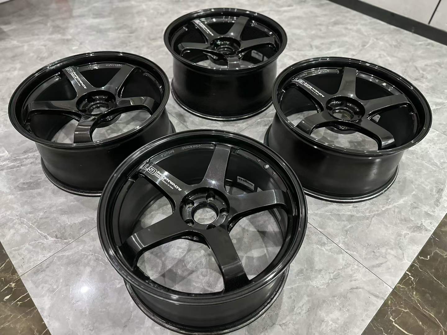 🇯🇵 Advan Racing GT Beyond 20" Titanium Black (TBK) Forged Wheels - Pre-owned
