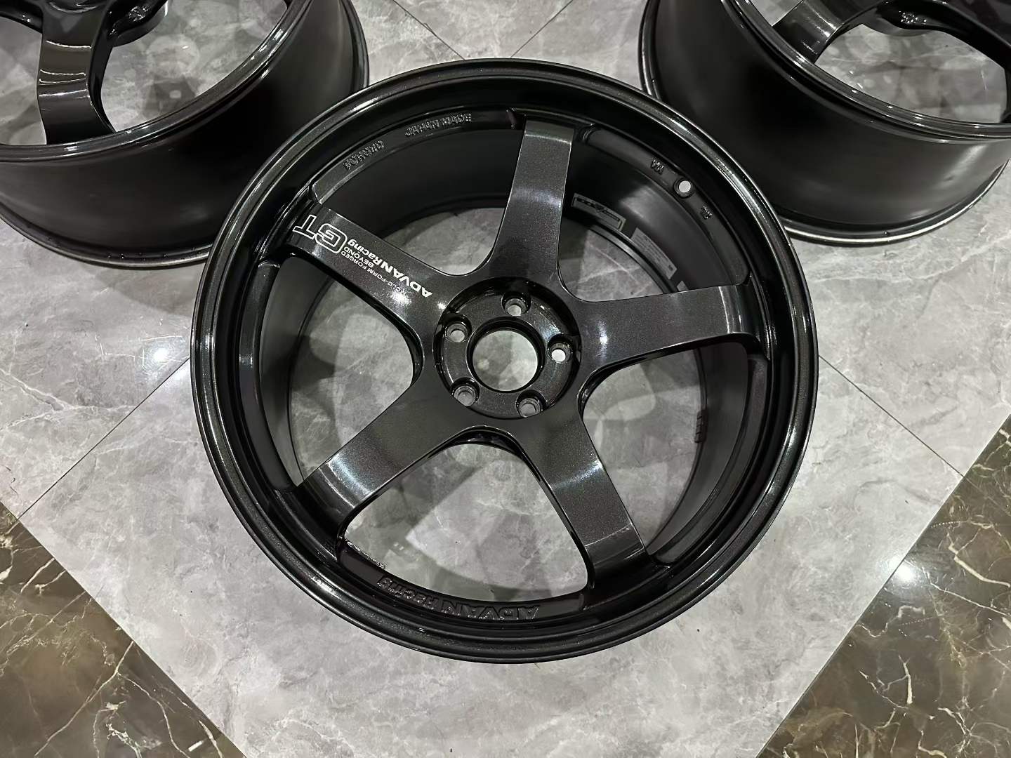 🇯🇵 Advan Racing GT Beyond 20" Titanium Black (TBK) Forged Wheels - Pre-owned