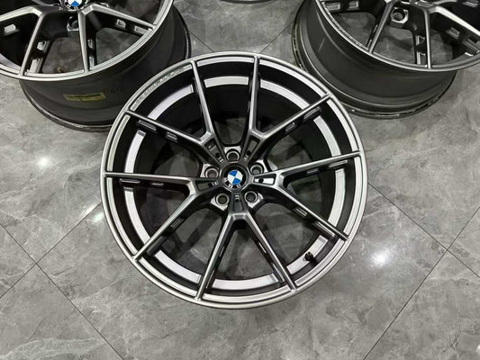 BMW M5 (F90) / M8 (F9x) Genuine 863M Ferric Grey Forged 20" Wheels - Pre-owned