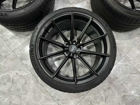 BMW M3 (G80) / M4 (G82) WheelForce WF CF3 Satin Black 20"/21" Forged Wheels - Pre-owned