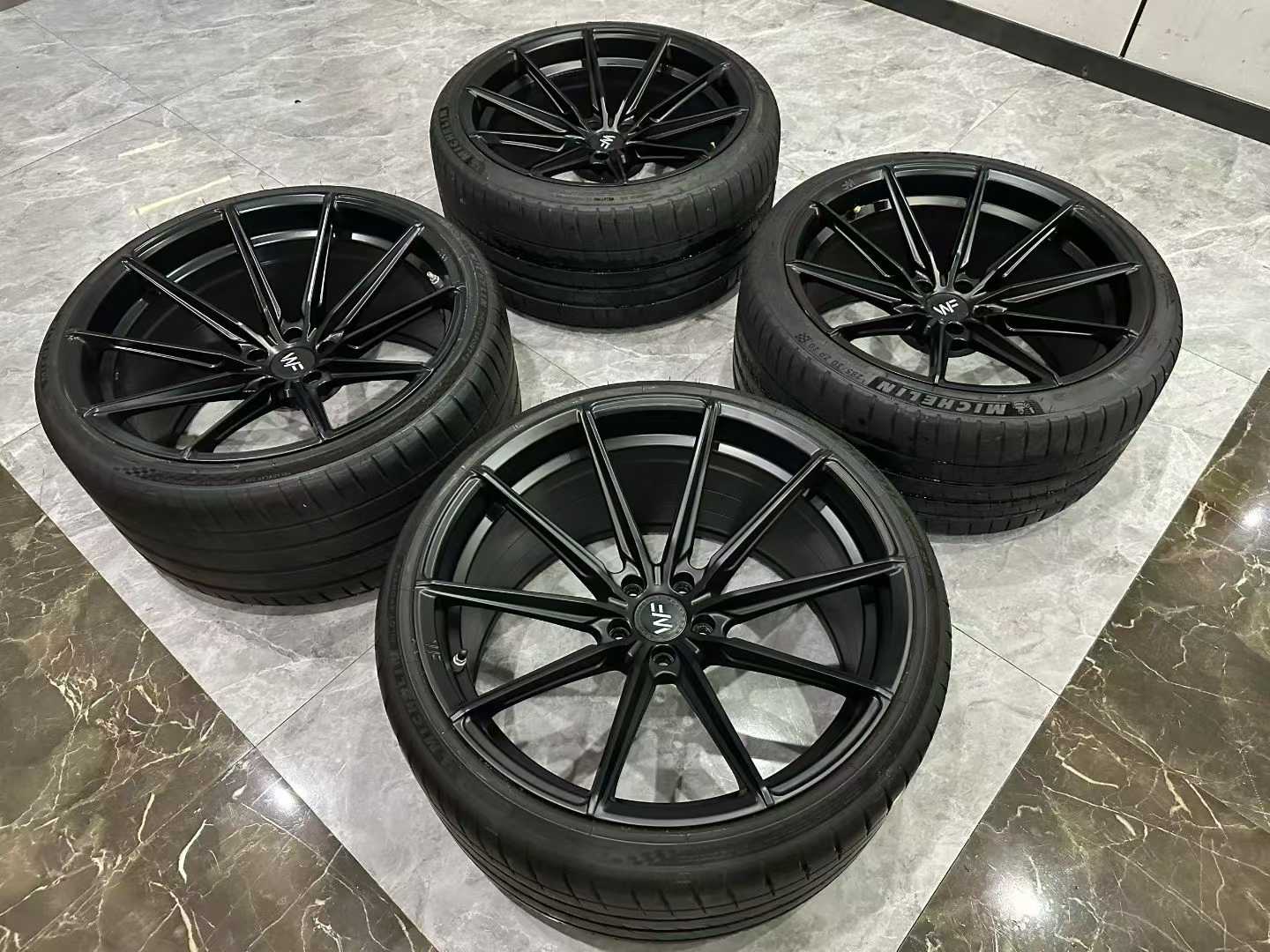 BMW M3 (G80) / M4 (G82) WheelForce WF CF3 Satin Black 20"/21" Forged Wheels - Pre-owned