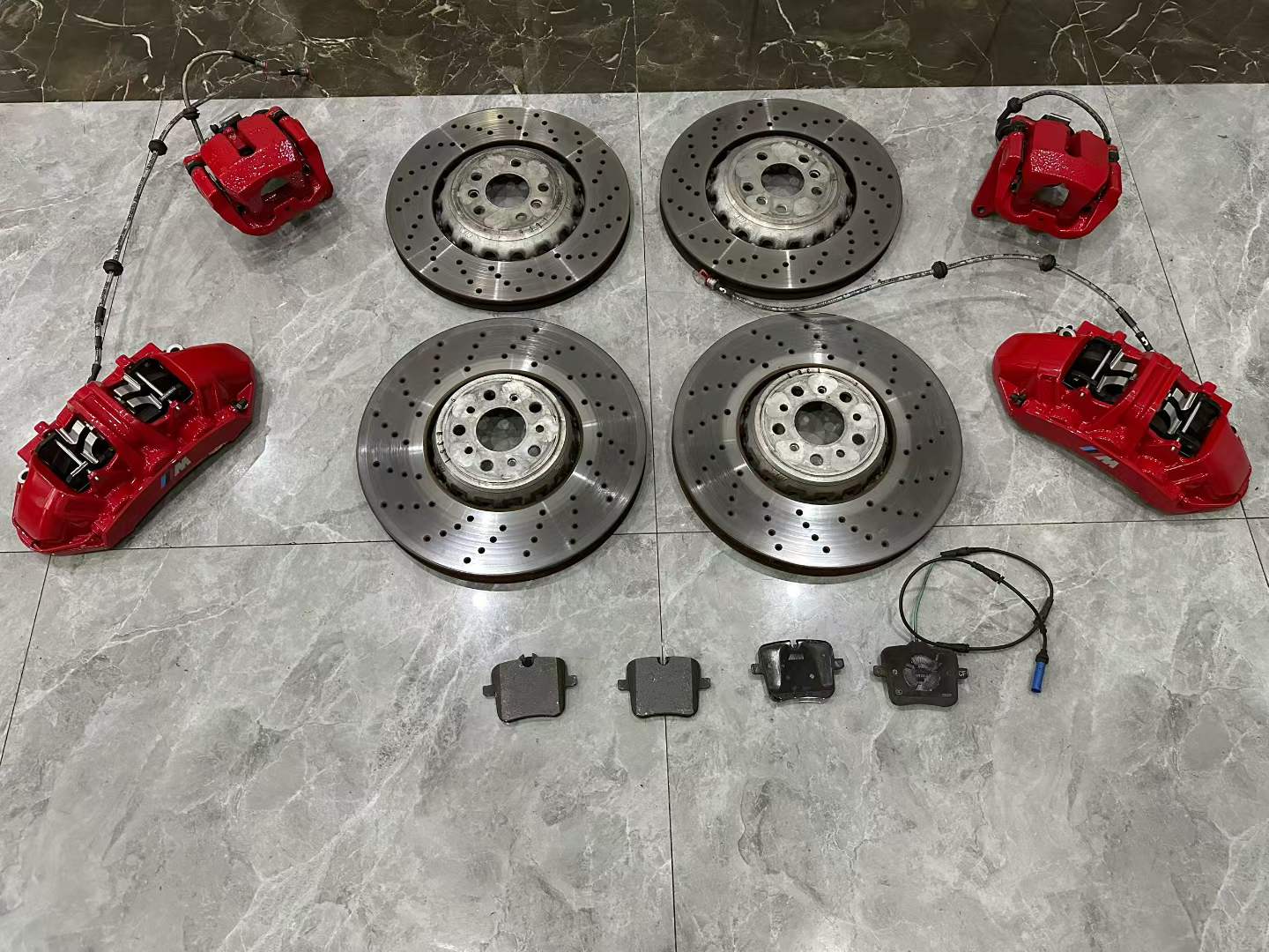 BMW M4 (G82) / M3 (G80) Genuine M Performance Brake Kit - 6-Pot Front / 1-Pot Rear - Pre-owned