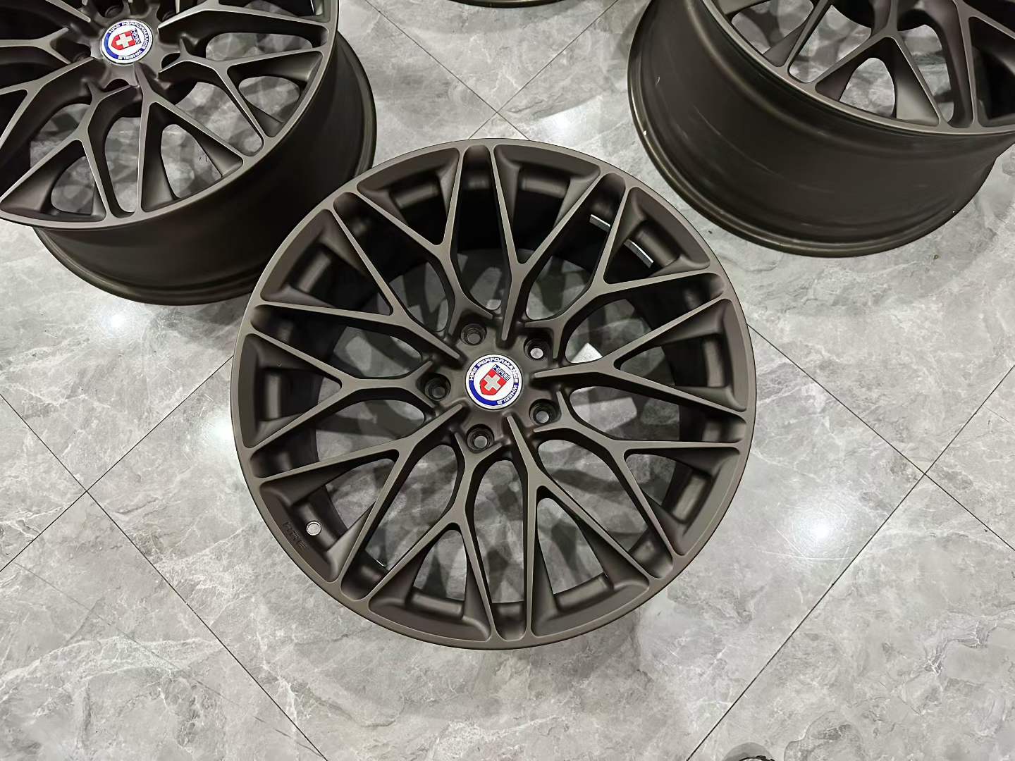 🇺🇸 HRE P200 Monoblok Satin Bronze 20"/21" Forged Wheels - Pre-owned