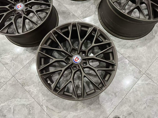 🇺🇸 HRE P200 Monoblok Satin Bronze 20"/21" Forged Wheels - Pre-owned