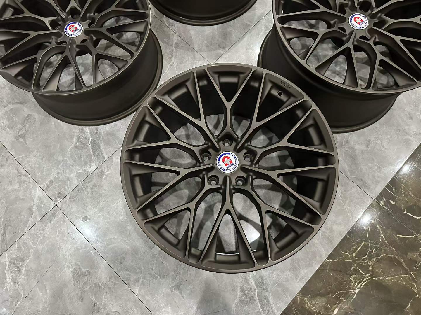 🇺🇸 HRE P200 Monoblok Satin Bronze 20"/21" Forged Wheels - Pre-owned