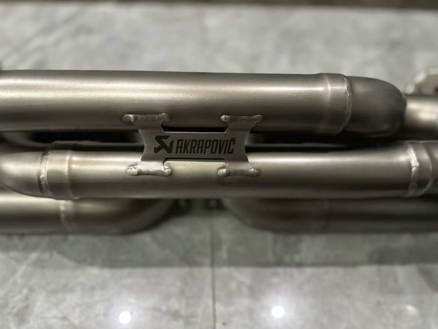 Porsche 911 Turbo S (992) Akrapovič Slip-On Line Titanium Exhaust - Pre-owned