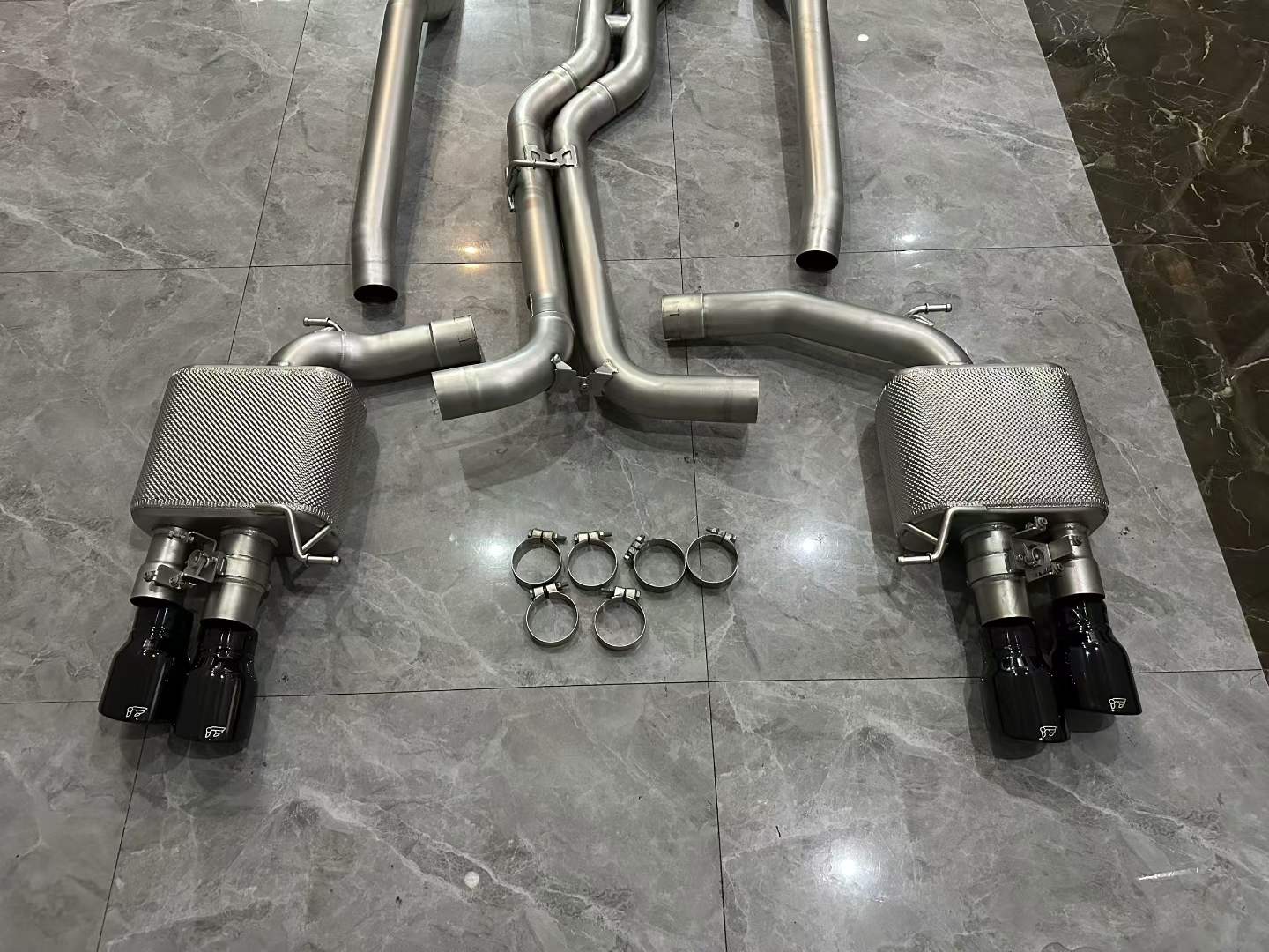 Audi RS6 (C8) iPE Valvetronic Exhaust - Cat-back w/ Front Pipes - Pre-owned