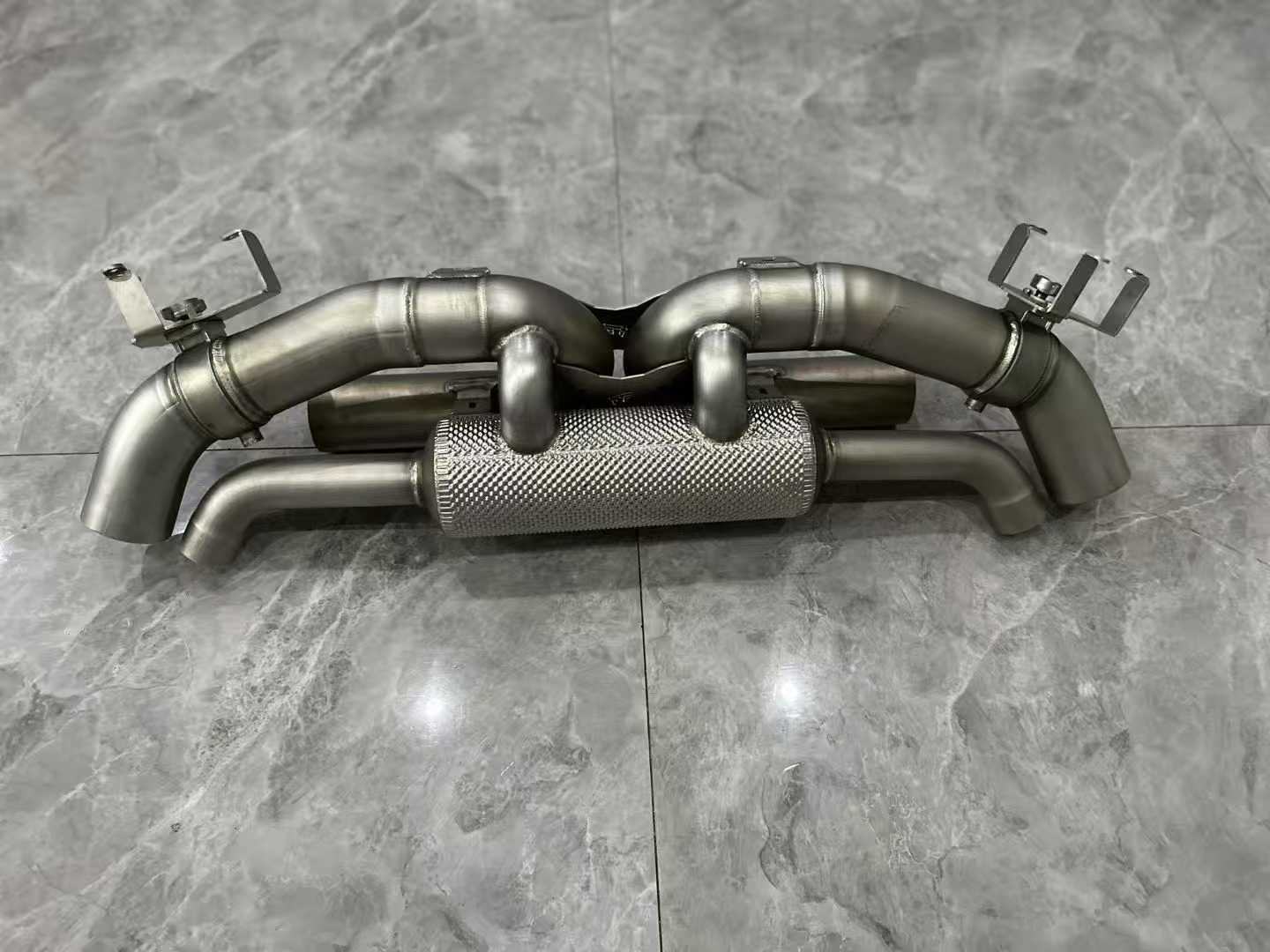 Porsche 911 (992) iPE Valvetronic Slip-On Exhaust System - Pre-owned