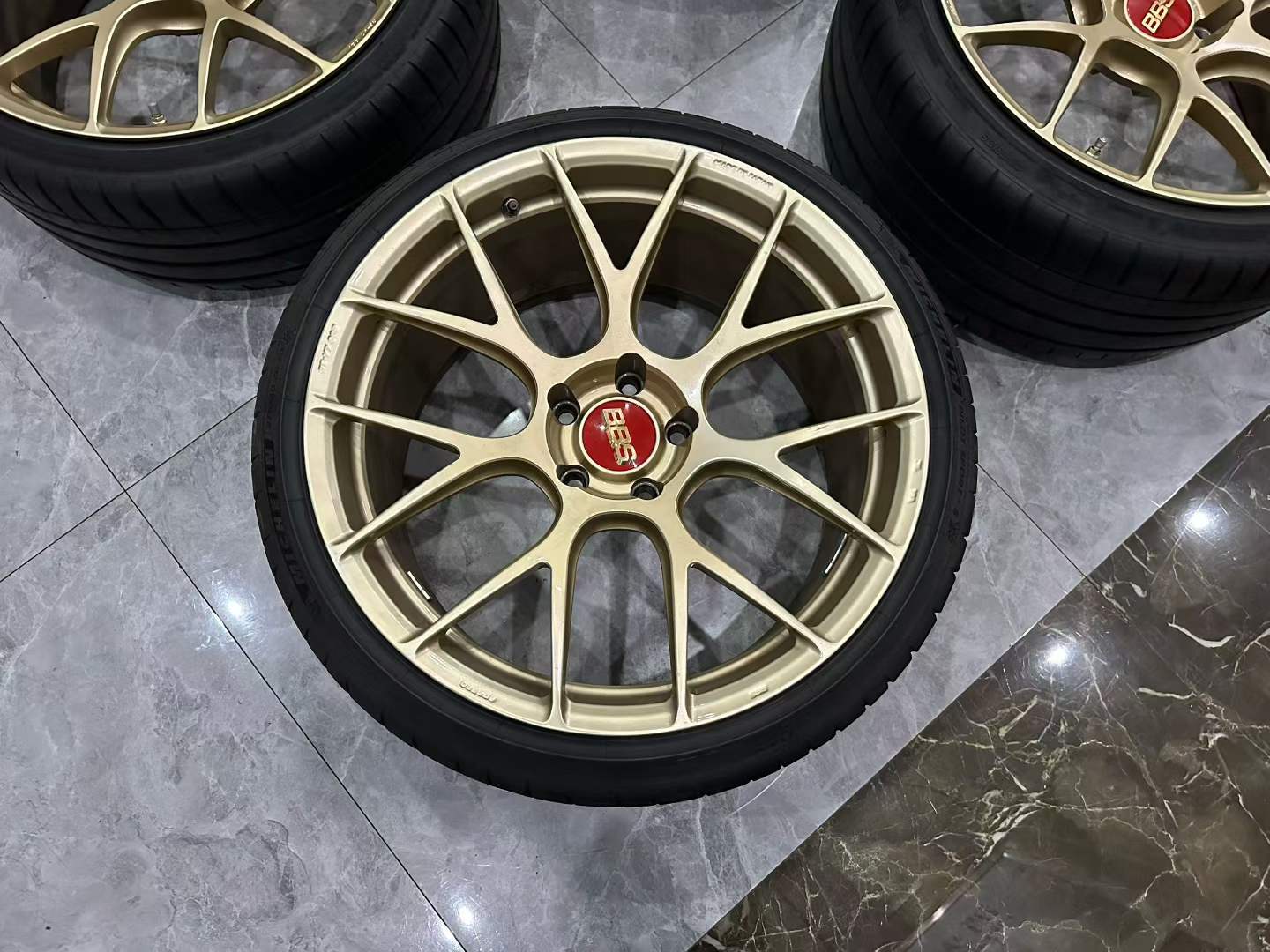 🇯🇵 BBS REV7 GL (Gold) Finish 20" Monoblock Forged Wheels - Pre-owned