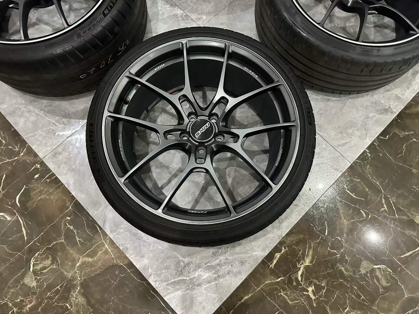 🇯🇵 RAYS Volk Racing G025 MK (Matte Gunblack) 20" Monoblock Forged Wheels - Pre-owned