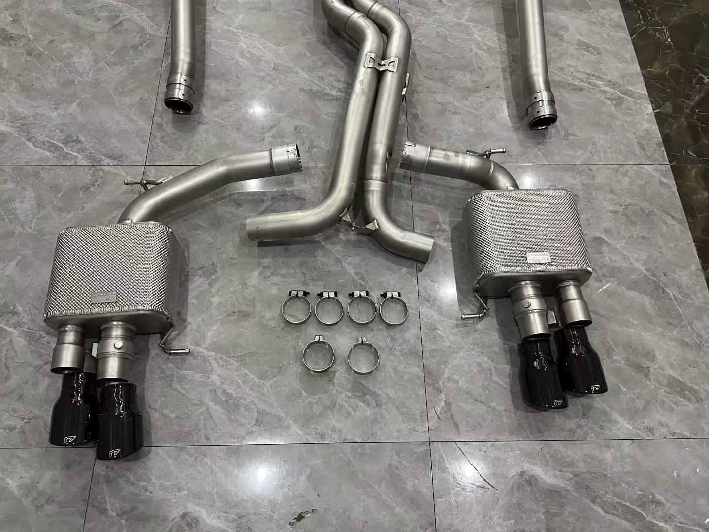 Audi RS6 (C8) iPE Valvetronic Exhaust - Cat-back w/ Front Pipes - Pre-owned