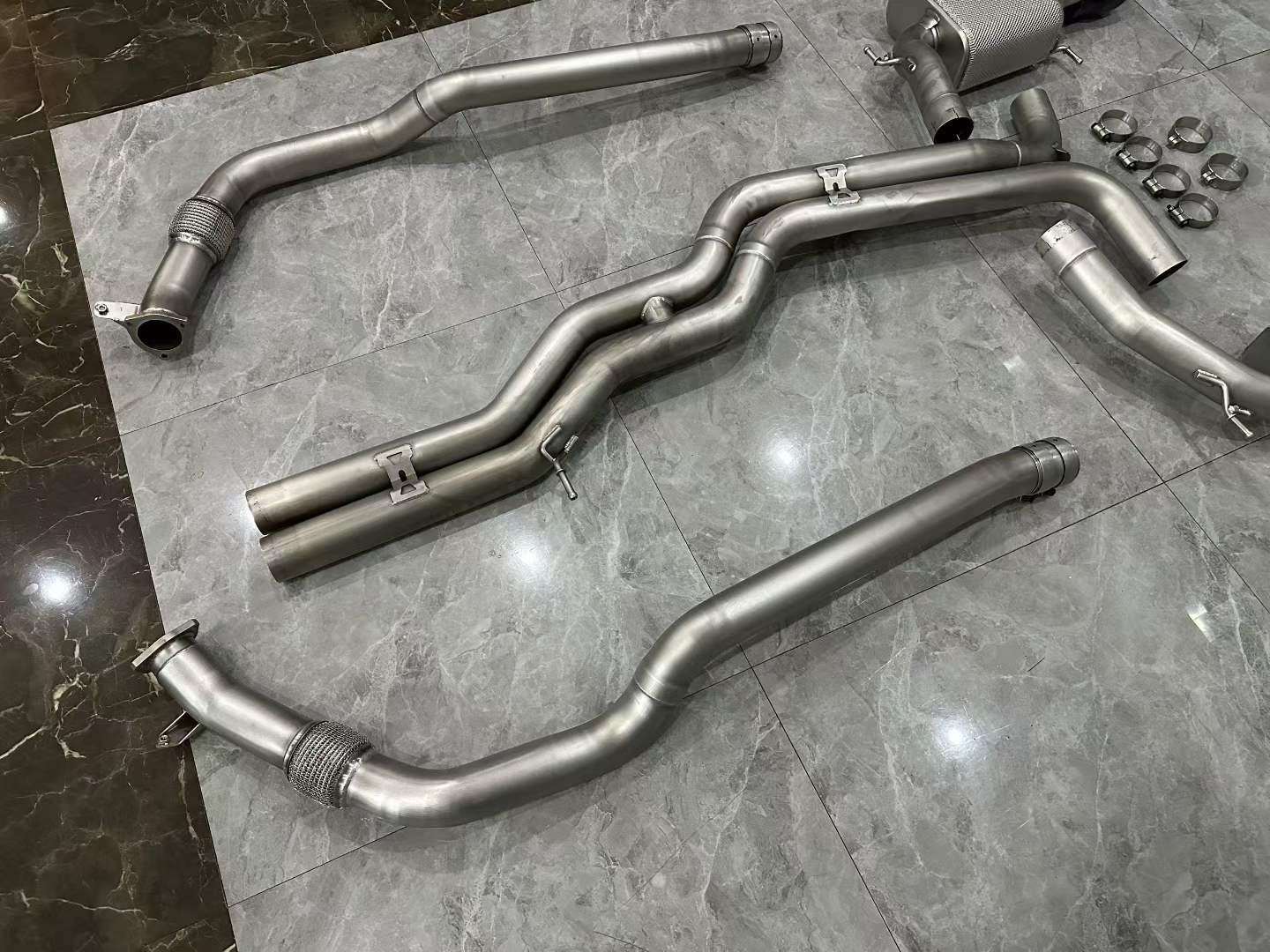 Audi RS6 (C8) iPE Valvetronic Exhaust - Cat-back w/ Front Pipes - Pre-owned