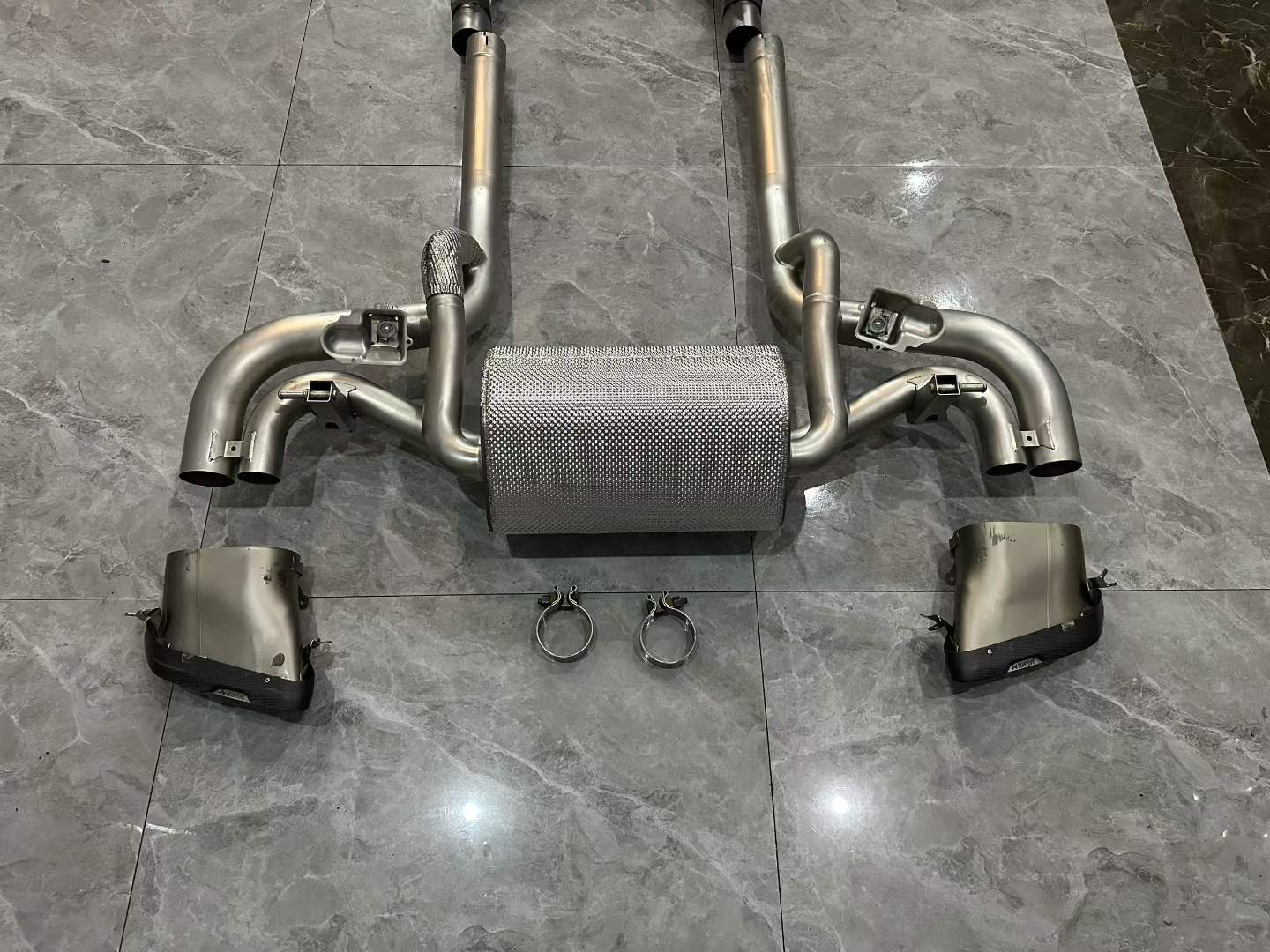 Mercedes-AMG GT (C190) Akrapovič Evolution Line Titanium Exhaust System - Pre-owned