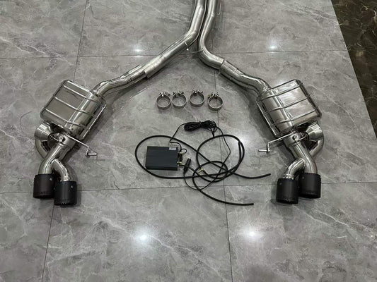 🇩🇪 Audi S4 (B9.5) Capristo Valvetronic Cat-back Exhaust System - Pre-owned