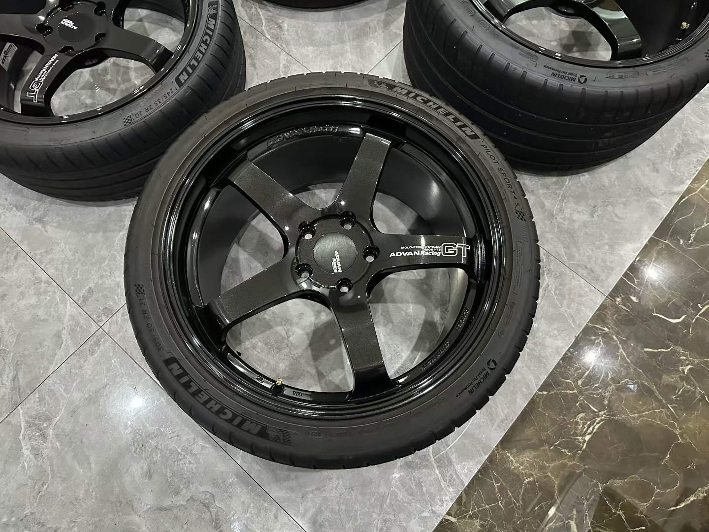 🇯🇵 ADVAN Racing GT Premium 20/21" Forged Wheels TBKP Finish - Pre-owned