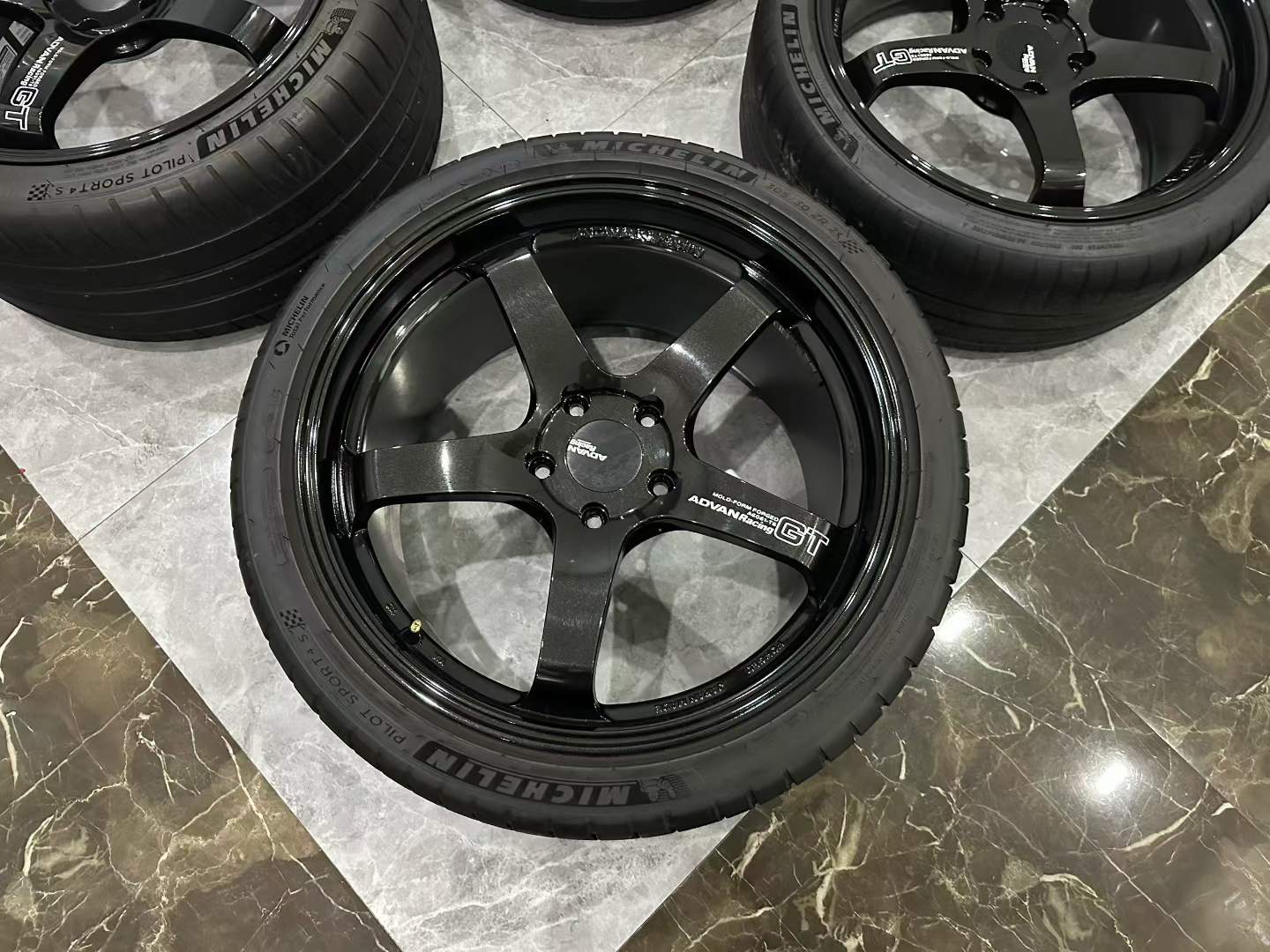 🇯🇵 ADVAN Racing GT Premium 20/21" Forged Wheels TBKP Finish - Pre-owned