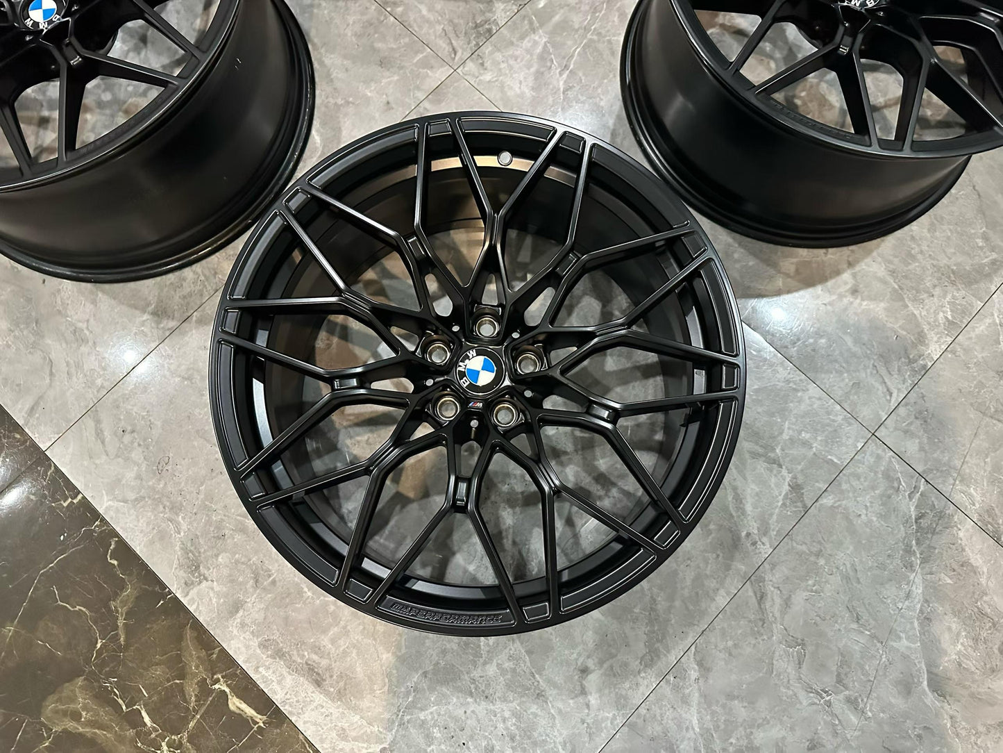 BMW M3 (G80) / M4 (G82) M Performance 1000M Forged Wheels Frozen Black Finish - Pre-owned