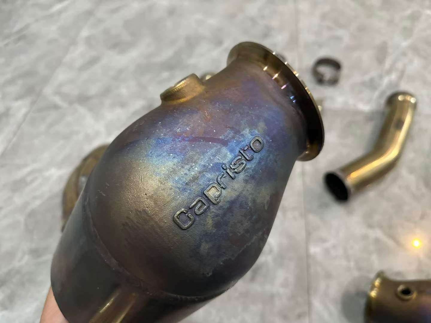 Mercedes-AMG C63 (W205) Capristo 250-Cell High-Flow Downpipes - Pre-owned