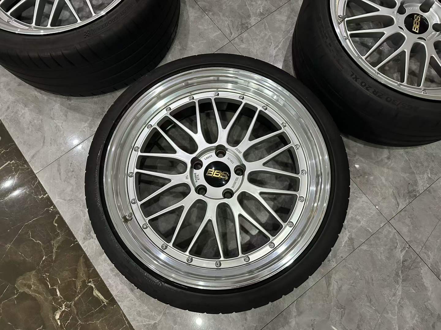 🇯🇵 BBS LM Diamond Silver (DS) 2-Piece 20"/20" Forged Wheels - Pre-owned