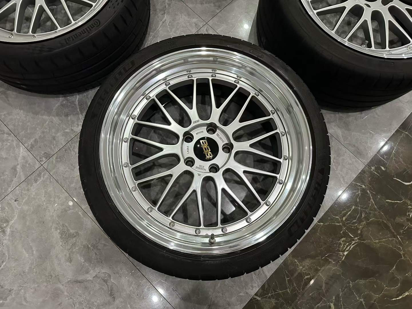 🇯🇵 BBS LM Diamond Silver (DS) 2-Piece 20"/20" Forged Wheels - Pre-owned